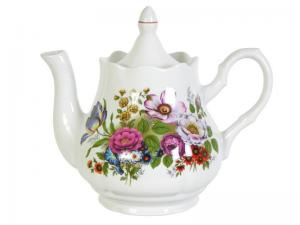  Чайник заварочный 1750 мл Романс Букет цветов 1/2 фото 1