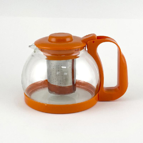  Чайник заварочный 1,2 л, оранжевый фото 1