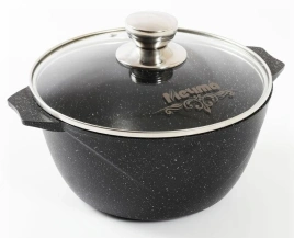Кастрюля 2,0 л АП Гранит black индукция 