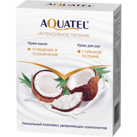 Набор подарочный Косметический AQUATEL интенсивное питание, 164,25 г