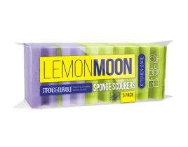 Губка для посуды фреза 96х64х42 5 шт Lemon Moon
