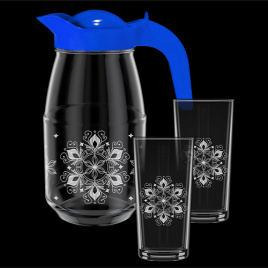 Набор для воды 3 пр. Шантарам (кувшин + 2 стакана) 1/4