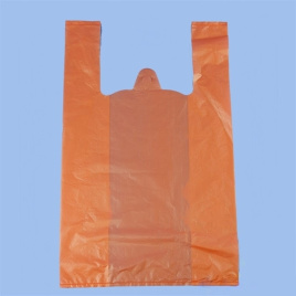Пакет-майка 30*50 см, 20 мкм оранжевый