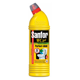 SANFOR Средство санитарно-гигиеническое 750 гр "Sanfor WС гель" лимонная свежесть