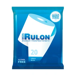 Туалетная бумага влажная Mon Rulon 20шт