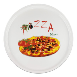 Блюдо для пиццы d=30.5 см, деколь