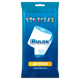 Туалетная бумага влажная детская Mon Rulon 50шт