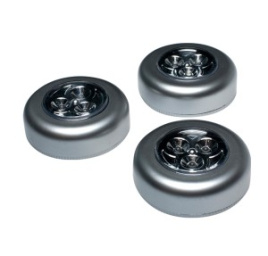 Фонарь кемпинговый Космос 3020LED (3xR03) 3св/д (80lm),сереб./пласт,светлячок,самокл. BL3