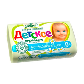 Мыло ВЕСНА Детское успокаивающее (с экстрактом ромашки) 90 гр
