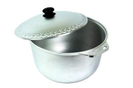 Кастрюля 6,0 л алюминий, утолщенное дно и стенки,
