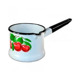 Ковш 1,0 л б/кр Черешенка белый
