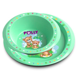 Набор детской посуды (2 тарелки) Polly