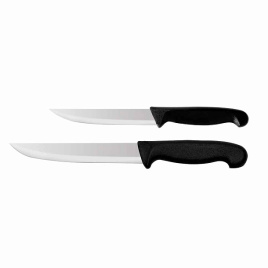 Набор универсалных ножей Pratik 2 шт 12 см+15 см (Черный)