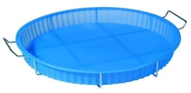 Форма для выпечки 30*3 см круглая с мет. подст.
