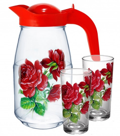 Набор для воды 3 пр. Роза
