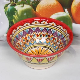 Коса 15,5 см средняя, Красная
