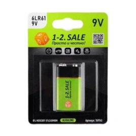 Батарейка Крона алкалиновая 1-2.sale 6LR61 BL1, E1M