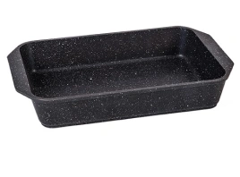 Противень 40*30 см Гранит black