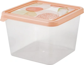 Контейнер для продуктов 0,75 л Plast Team Pastel квадратный