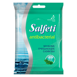 Салфетки влажные Salfeti antibacterial 20 шт.