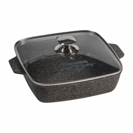 Жаровня квадратная 26*26 АП Premium mokko