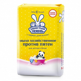 Мыло-пятновыводитель хозяйственное 180 гр УШАСТЫЙ НЯНЬ