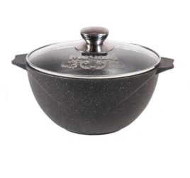 Казан для плова 5,0 л АП Гранит black