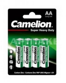 Батарейка пальчиковая Camelion HEAVY DUTY Green R6/316 BL4