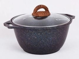 Кастрюля 6,0 л 285 а/п Granit ultra blue,