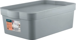 Ящик для хранения 6,0 л 32х21,1х11 см Keeplex Trendy серый топаз
