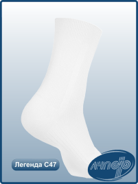 Носки мужские C47 (31, белый)