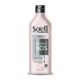 SOELL TRIO-PROTEINS шампунь для волос 400 мл Укрепление по всей длине