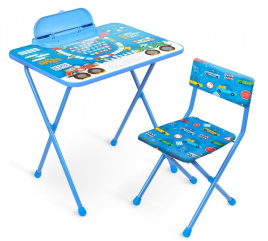 Комплект детский Большие гонки (стол+стул мягк)