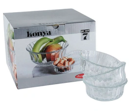 Набор 7 салатников Konya 11,5см , 22см.