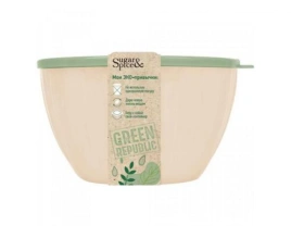 Салатник 1,7л Green Republic с крышкой лен