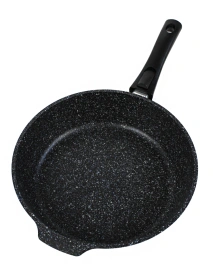 Сковорода глубокая 240 со съемной ручкой,АП линия Granit black