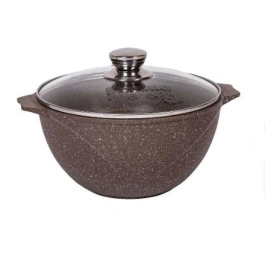 Казан для плова 6,0 л АП Гранит brown