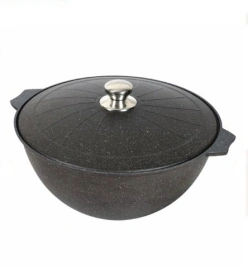 Казан для плова 10,0 л АП Гранит black