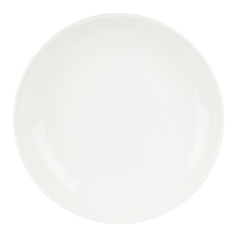 Тарелка круглая с высокими бортами d=20 см белье