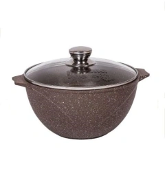 Казан для плова 5,0 л АП Гранит brown