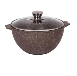 Казан для плова 4,0 л АП Гранит brown
