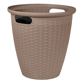 Кашпо напольное Rattan 50 л с внутренним горшком 27 л D 470мм французский платан
