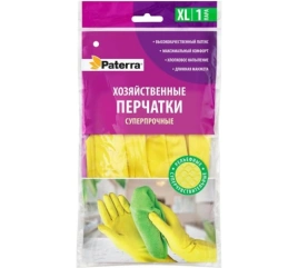 Перчатки резиновые  XL SUPER прочные PATERRA