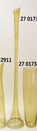 Ваза Оливковый прозр Фристайл больш. v-1,12л h-100см d-17см