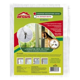 Argus Garden АНТИмоскитная сетка на окно 150*150см с крепежной лентой
