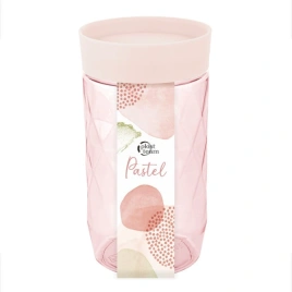 Банка 1,0 л для сыпучих продуктов Plast Team Pastel Персиковая карамель