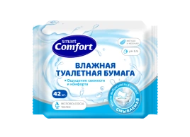 Туалетная бумага влажная Comfort smart №42