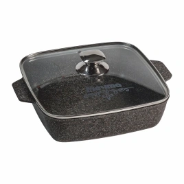 Жаровня квадратная 28*28 АП Premium mokko