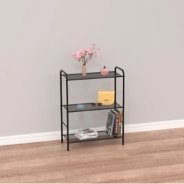 Стеллаж "Валенсия 23" 65,5 х 30 х 85,5 (VALENCIA 23 Shelf rack) (Черный)