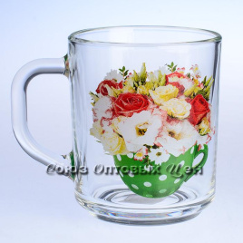 Кружка 200 мл Green Tea Цветочная чаша